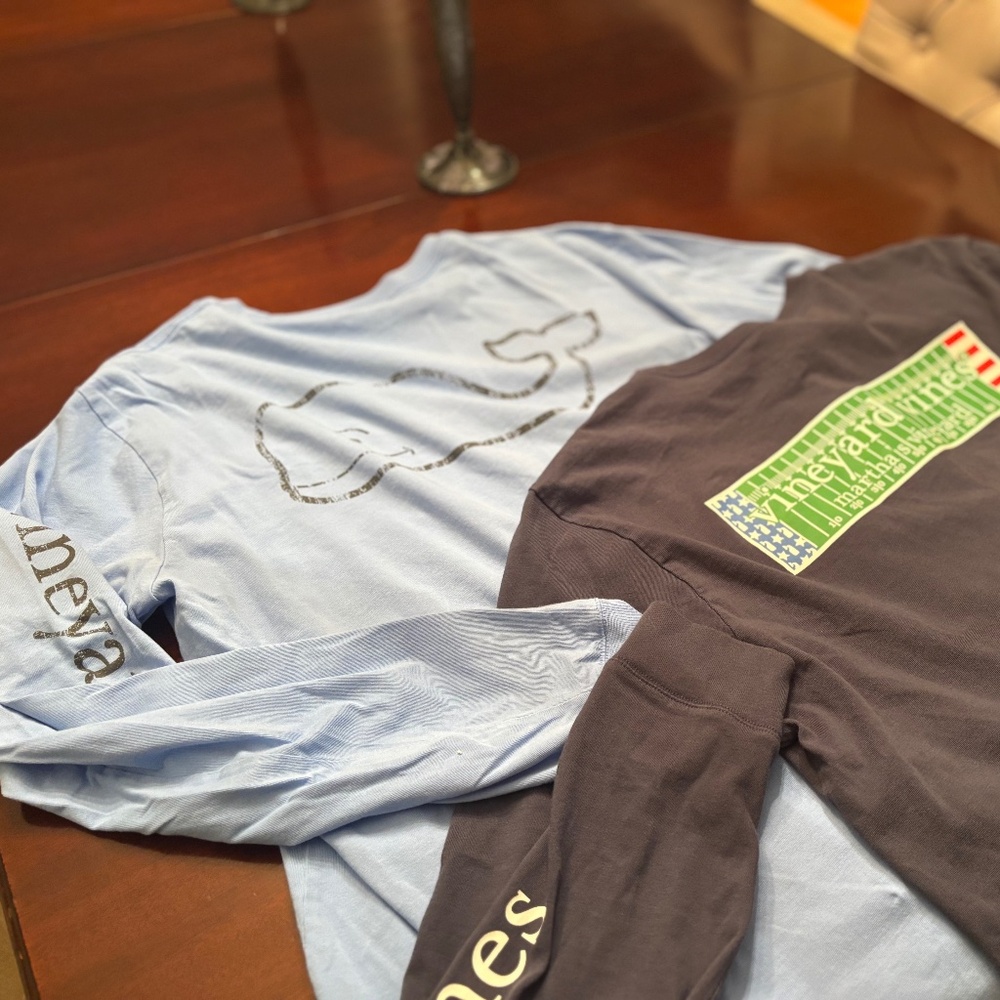 2 Vineyard Vines Long Sleeve Shirts